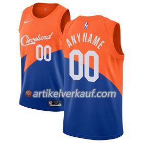 NBA Cleveland Cavaliers Trikot 2018-19 Nike City Edition Blau Personalisierung Swingman - Herren